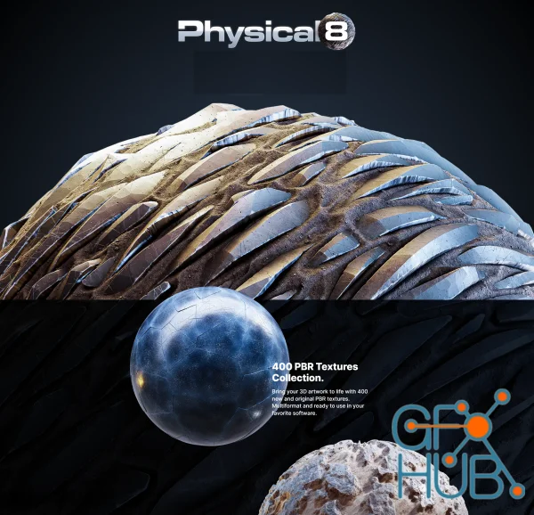 CGAxis – Physical 8 – XXL PBR Textures Collection FULL