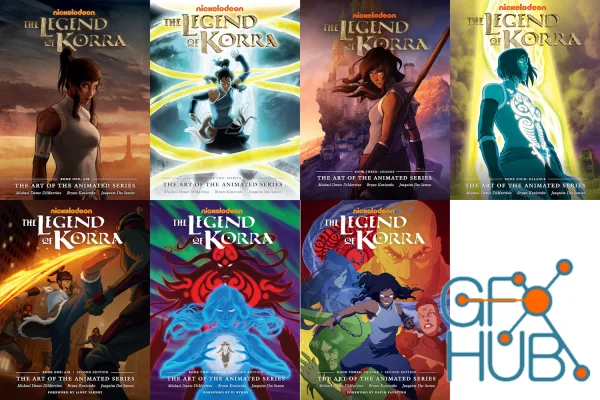 The Legend of Korra - The Art of the Animated Series (7 ArtBooks)