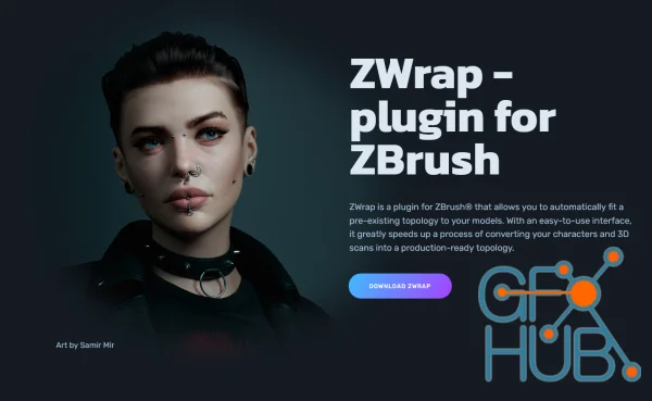 ZWrap 2023.12.3 - plugin for ZBrush