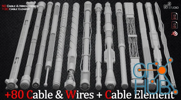 Blender Market - +80 Cable ,Wires, Hoses And Cable Element