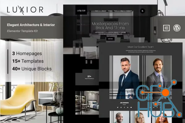Luxior - Architecture & Interior Elementor Template Kit