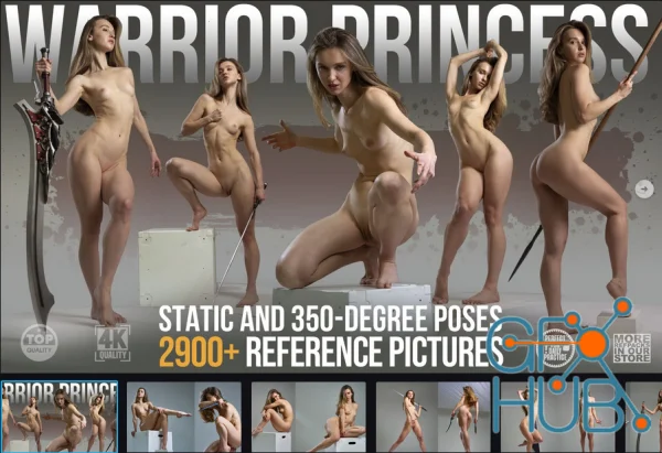 2900+ Warrior Princess Pose Reference Pack