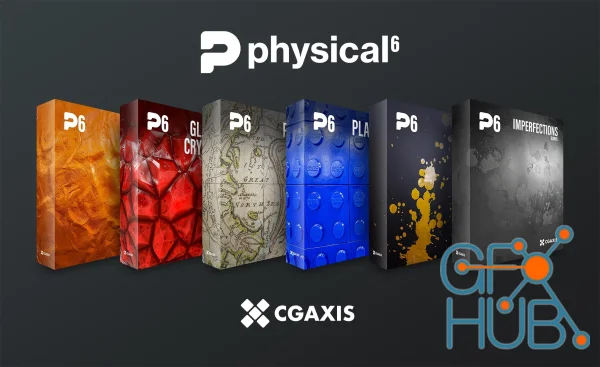 CGAxis – Physical 6 – PBR Textures Collection FULL