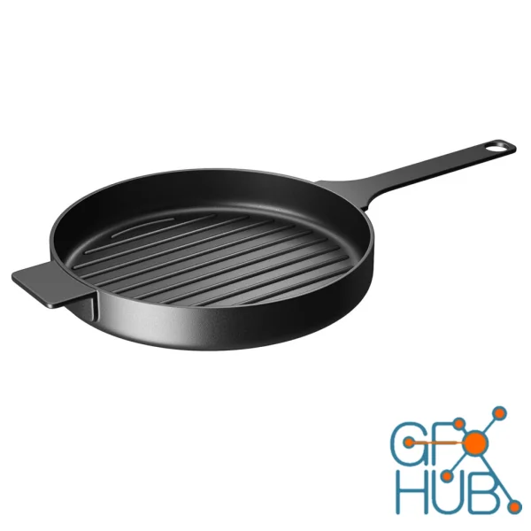 Surface Black Grill Pan by Serax