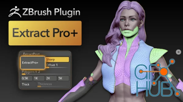 ZBrush Plugin Extract PRO+
