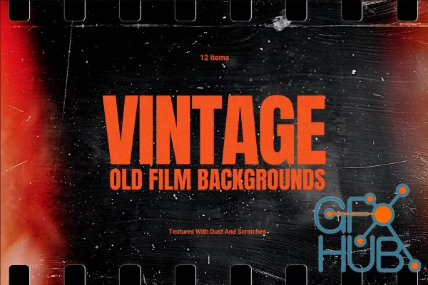 12 Vintage Old Film Backgrounds