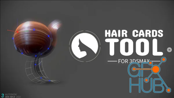 3ds MAX - Hair Cards Tool