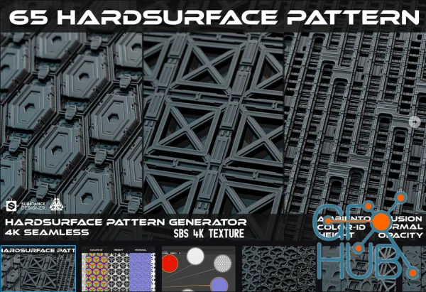 65 Hardsurface Pattern - vol 01