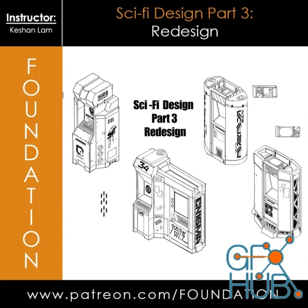 Foundation Patreon - Sci-Fi Design Part 3: Redesign with Keshan Lam