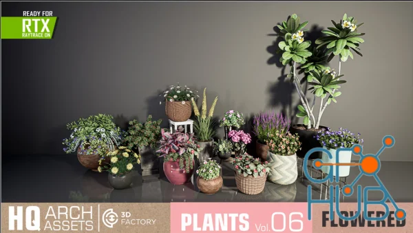 HQ Plants Vol. 6 ( Flowered Plants )