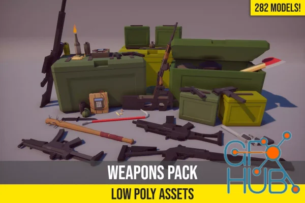 Low Poly FPS Weapons Pack