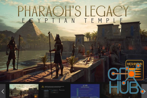Pharaoh's Legacy: Egyptian Temple Megapack