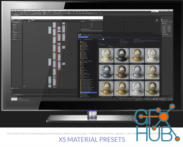 SIGERSHADERS Siger Studio XS Material Presets Studio 6.2.0 for 3ds Max 2020-2025 Win x64