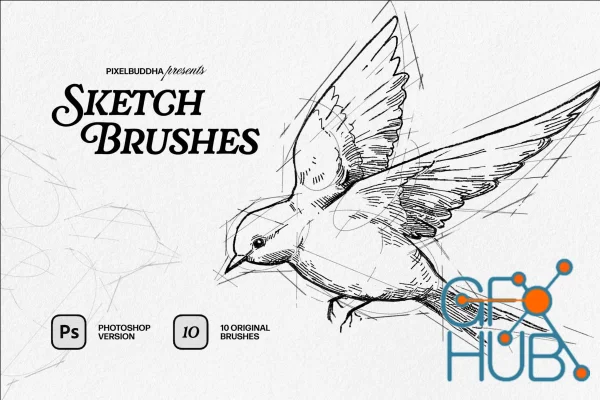 SKETCHER — Sketch Brushes for Photoshop