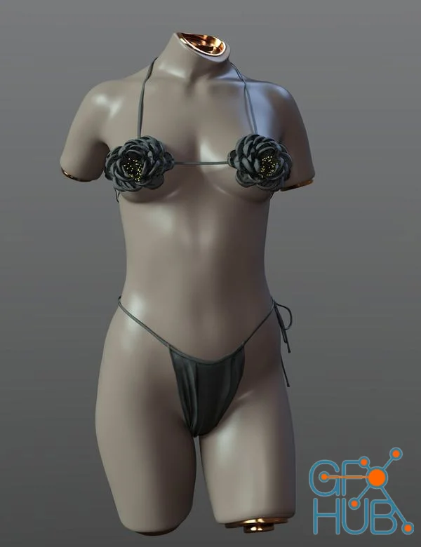 SPR Simple Swimsuit with dForce for Genesis 9