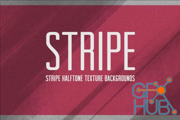 Stripe Halftone Texture Backgrounds