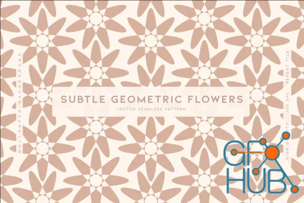 Subtle Geometric Flowers