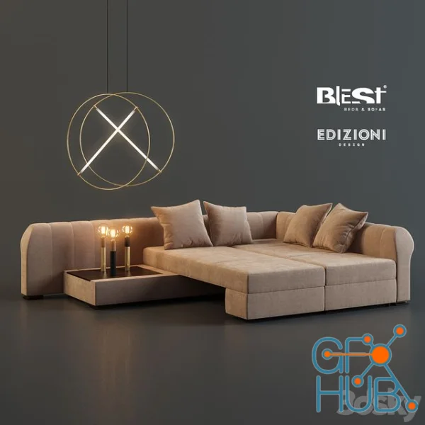 Tradition sofa with Edizioni design