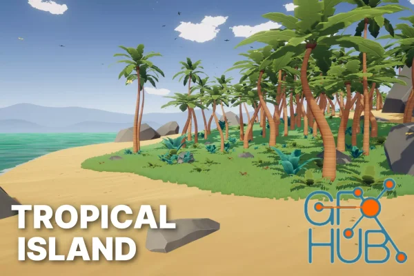 Tropical Island - Stylized Fantasy RPG Environment