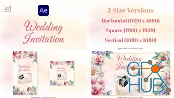Wedding Invitation For After Effects