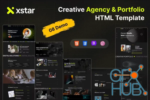 Xstar - Creative Agency & Portfolio HTML Template