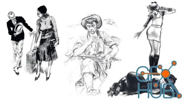 NMA - How to Draw the Costumed / Draped Figure with Bill Perkins & Charles Hu (Weeks 1-16)