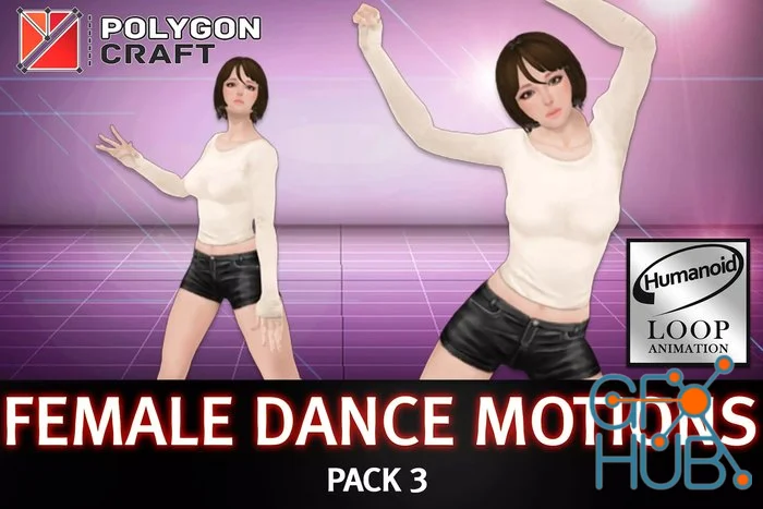 Unity Asset – Female Dance Motions Pack 3 v2.2
