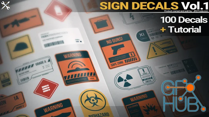 Sign Decal Code Sign Decals Vol.1 » GFX-HUB 2.0 Creative Community